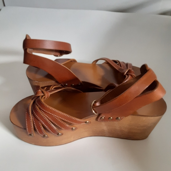 Isabel marant wedge platform sandals sz 39 - Picture 6 of 10